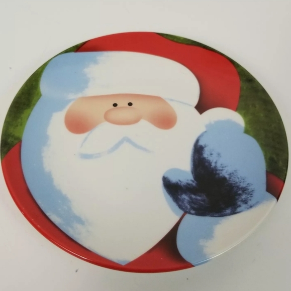 Chritsmas Santa Claus 6.5" Ceramic Cookie Plate - Picture 5 of 6